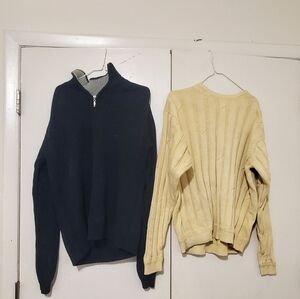 Cozy Black and Cream Sweaters